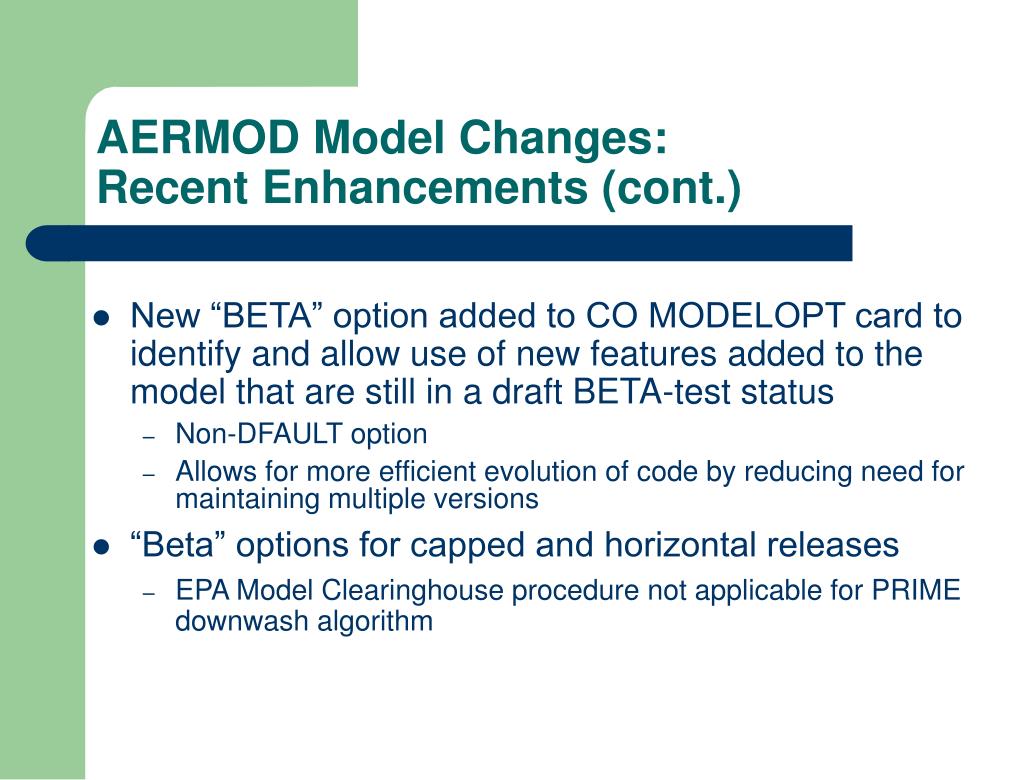 PPT AERMOD Update PowerPoint Presentation, free download ID4442994