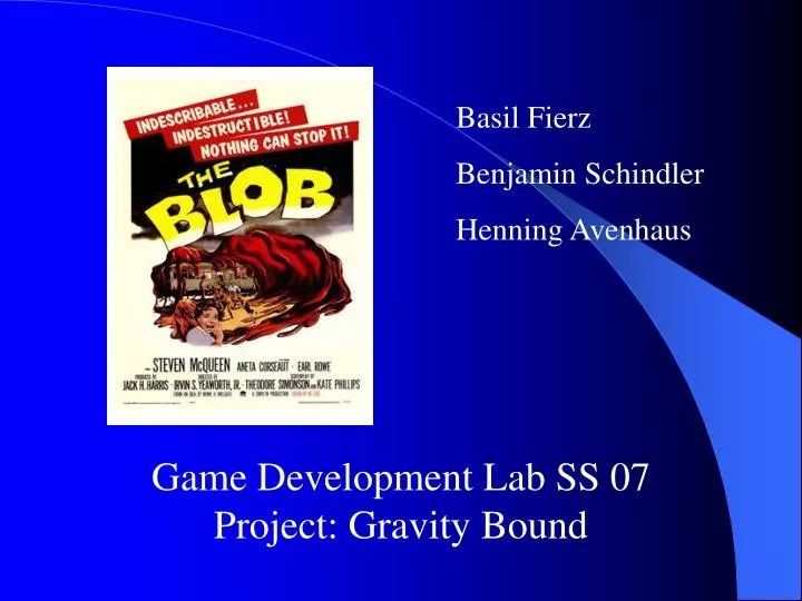 PPT Basil Fierz Benjamin Schindler Henning Avenhaus PowerPoint