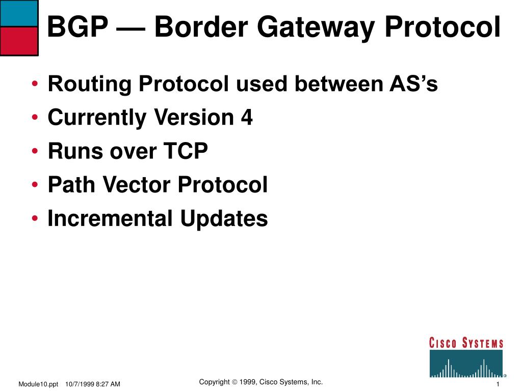 PPT BGP — Border Gateway Protocol PowerPoint Presentation, free