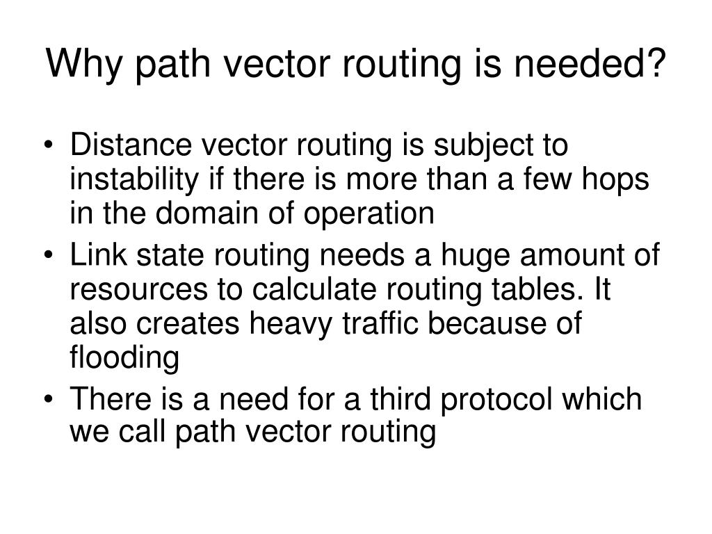 PPT Path Vector Routing PowerPoint Presentation, free download ID