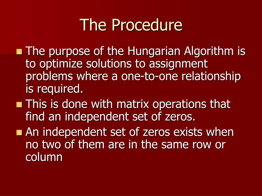 PPT Applying the Hungarian Algorithm to NFL Scheduling PowerPoint