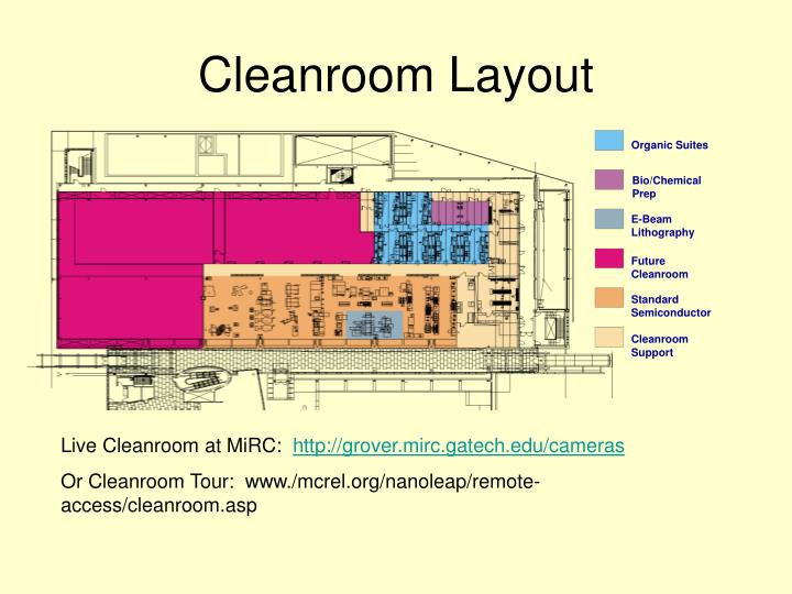 Yale University Semiconductor Cleanroom Layout