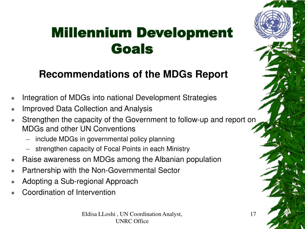 PPT Millennium Development Goals PowerPoint Presentation, free
