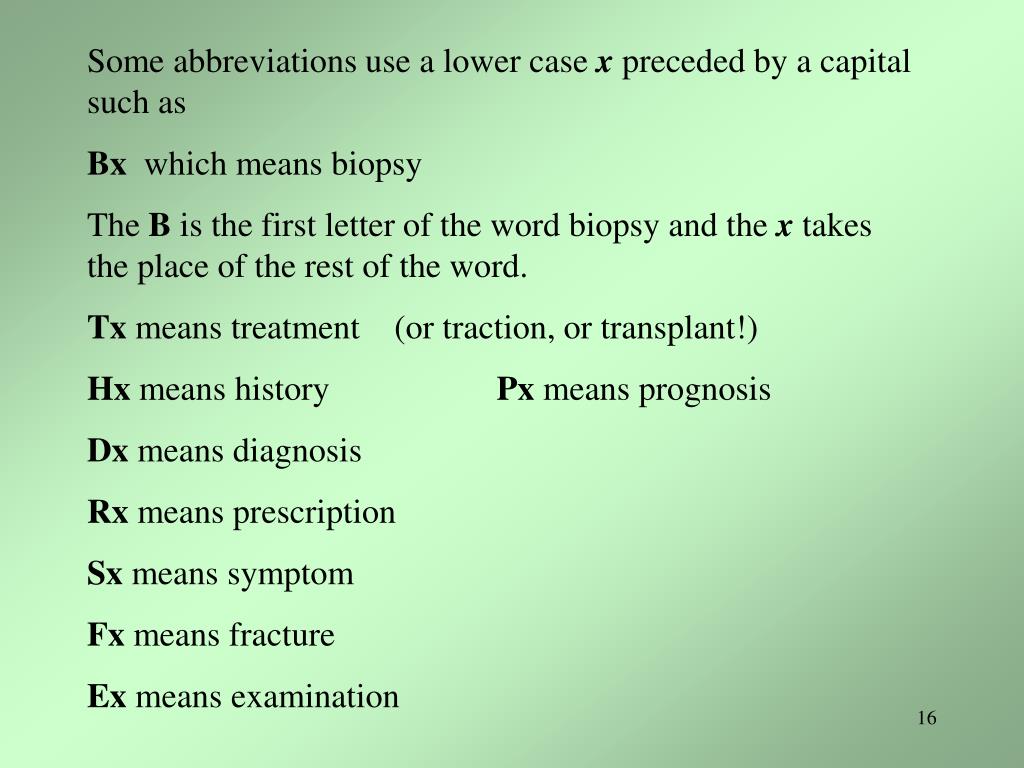 PPT USING MEDICAL CARE TERMINOLOGY AND ABBREVIATIONS PowerPoint