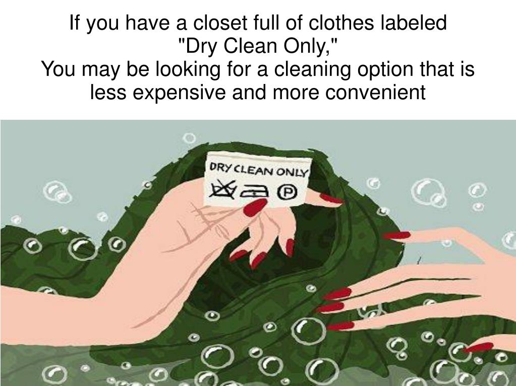 PPT Steps To Wash A Dry Clean Only Garments At Home PowerPoint