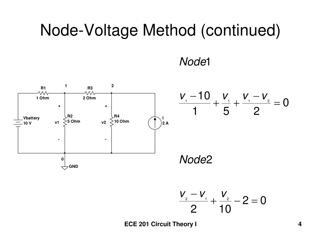 PPT NodeVoltage Method PowerPoint Presentation, free download ID