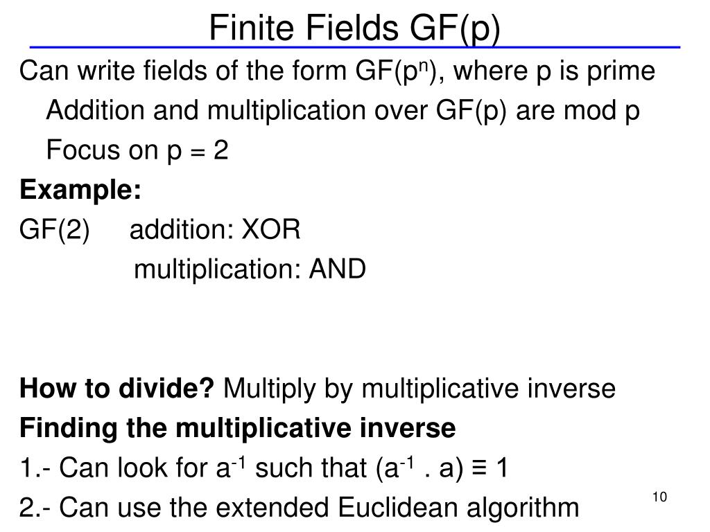 PPT Network Coding AAU Summer School Finite Fields PowerPoint