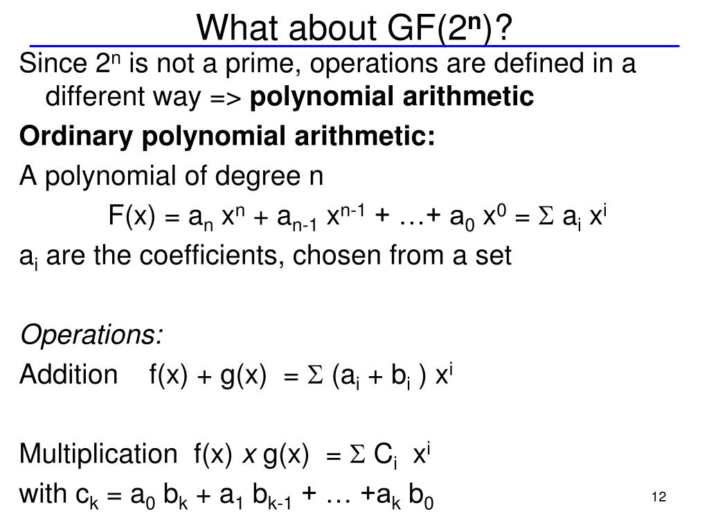 PPT Network Coding AAU Summer School Finite Fields PowerPoint