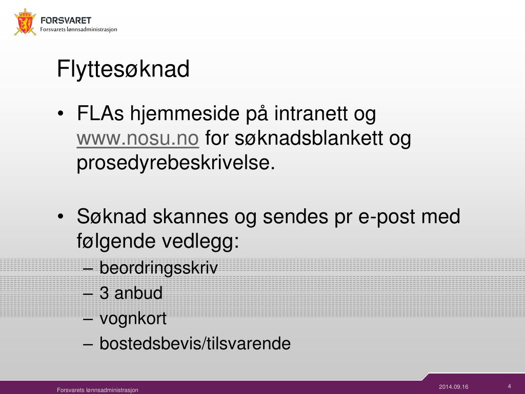 PPT Informasjon Flytting ved beordring over 2 år til utlandet