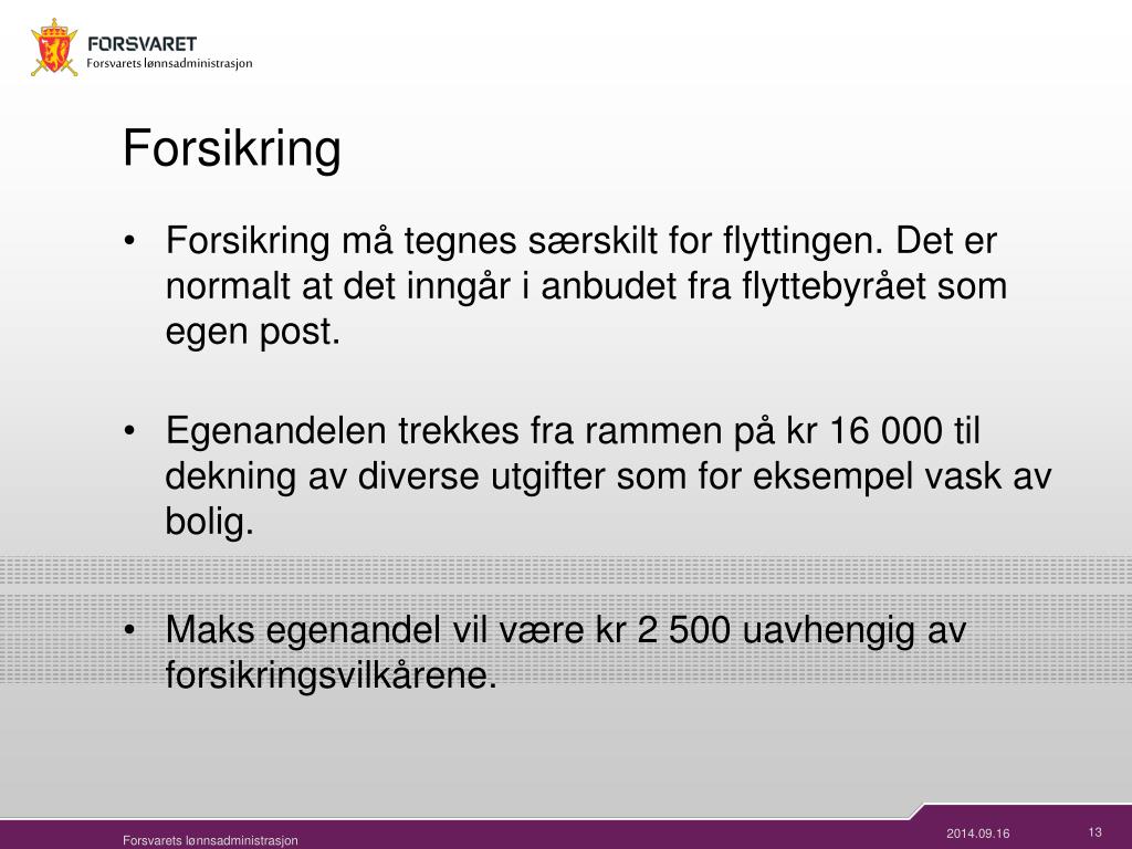 PPT Informasjon Flytting ved beordring over 2 år til utlandet