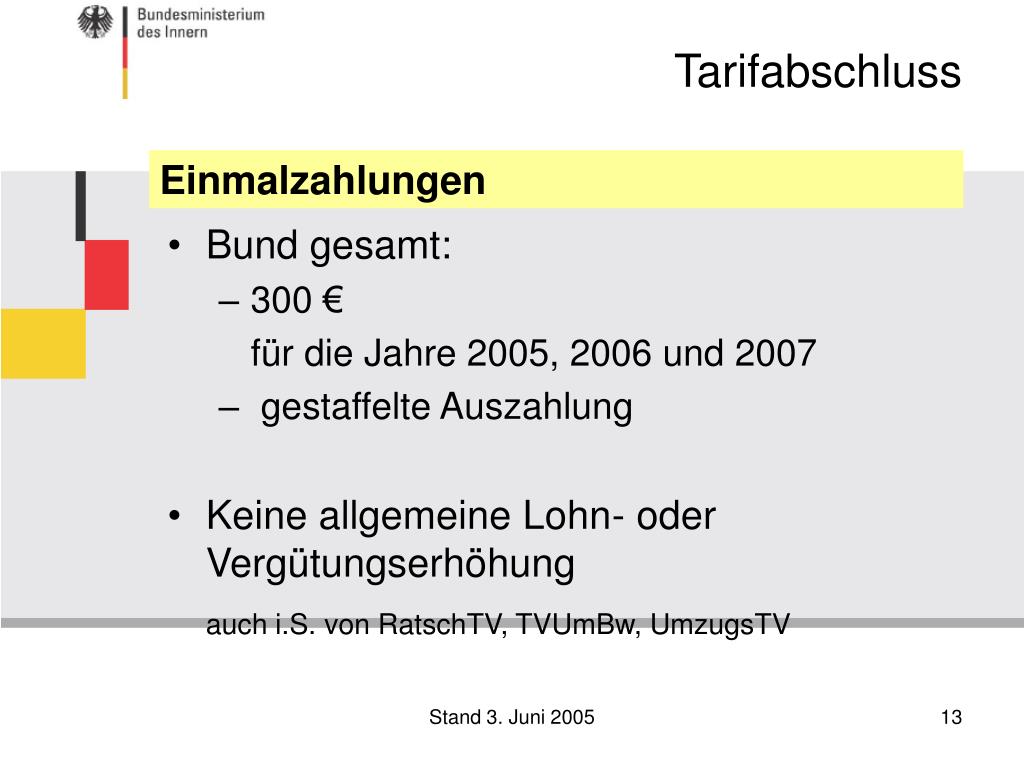 PPT Tarifvertrag für den öffentlichen Dienst (TVöD) PowerPoint
