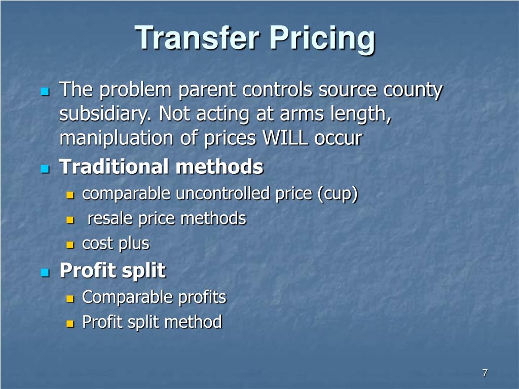 PPT Transfer Pricing PowerPoint Presentation, free download ID4457224