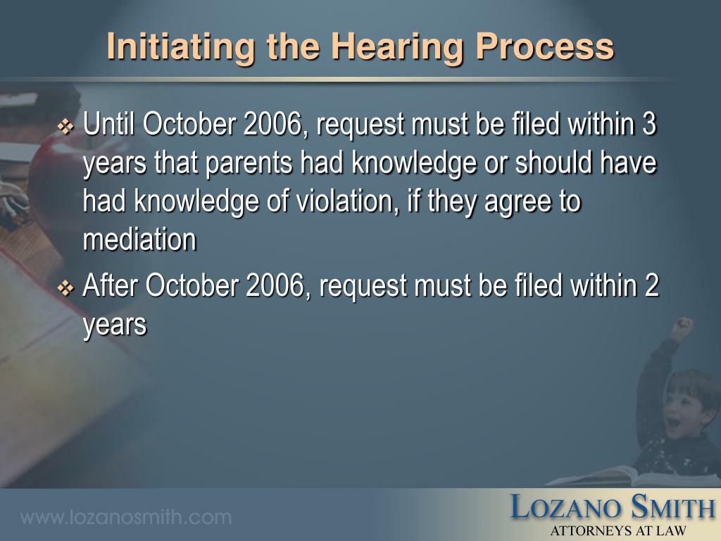 PPT PROVING FAPE IN A DUE PROCESS HEARING PowerPoint Presentation