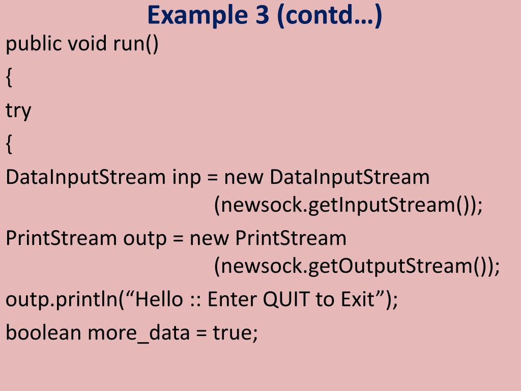 PPT CLIENTSERVER PROGRAMMING IN JAVA PowerPoint Presentation, free download ID4460832