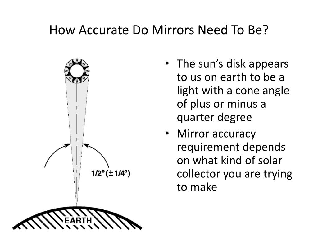 PPT Solar Mirrors How Engineers Measure Mirrors PowerPoint