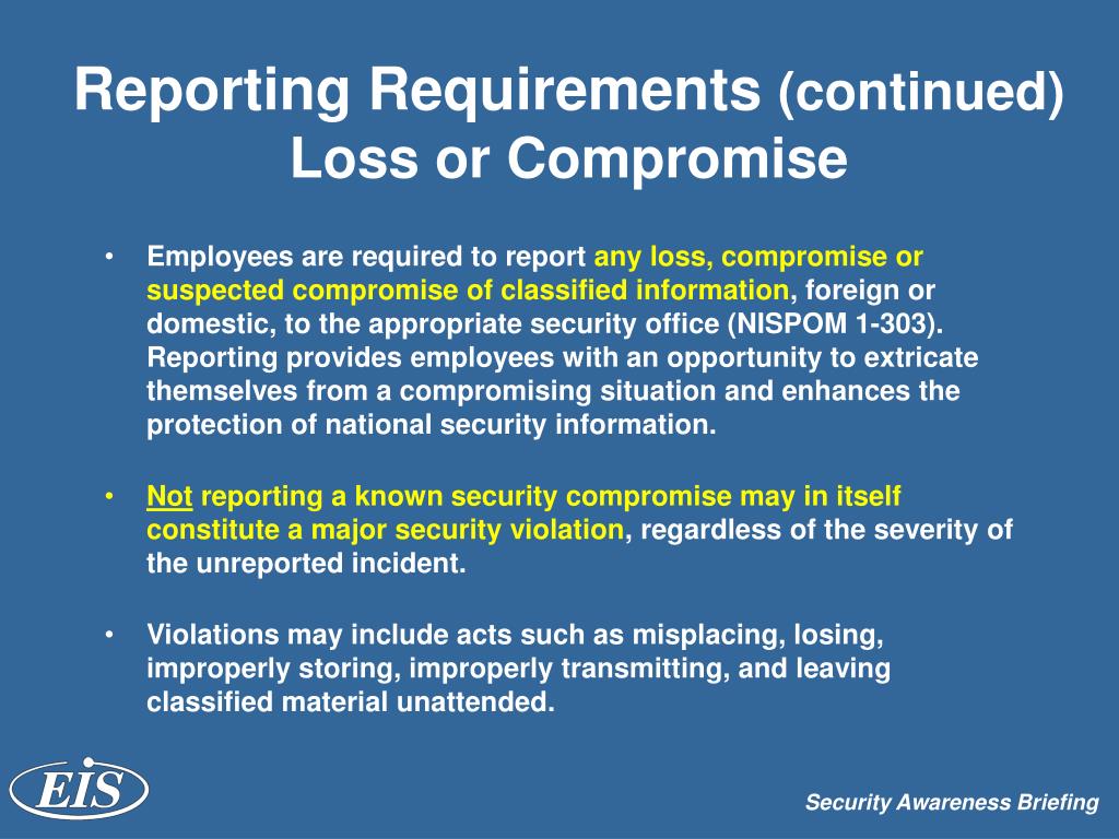 PPT Security Awareness Briefing & Annual Security Awareness Refresher