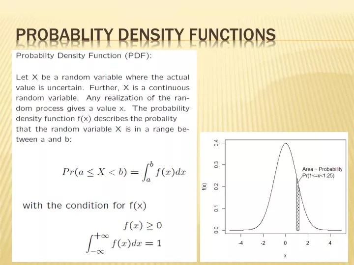 PPT Probablity Density Functions PowerPoint Presentation, free