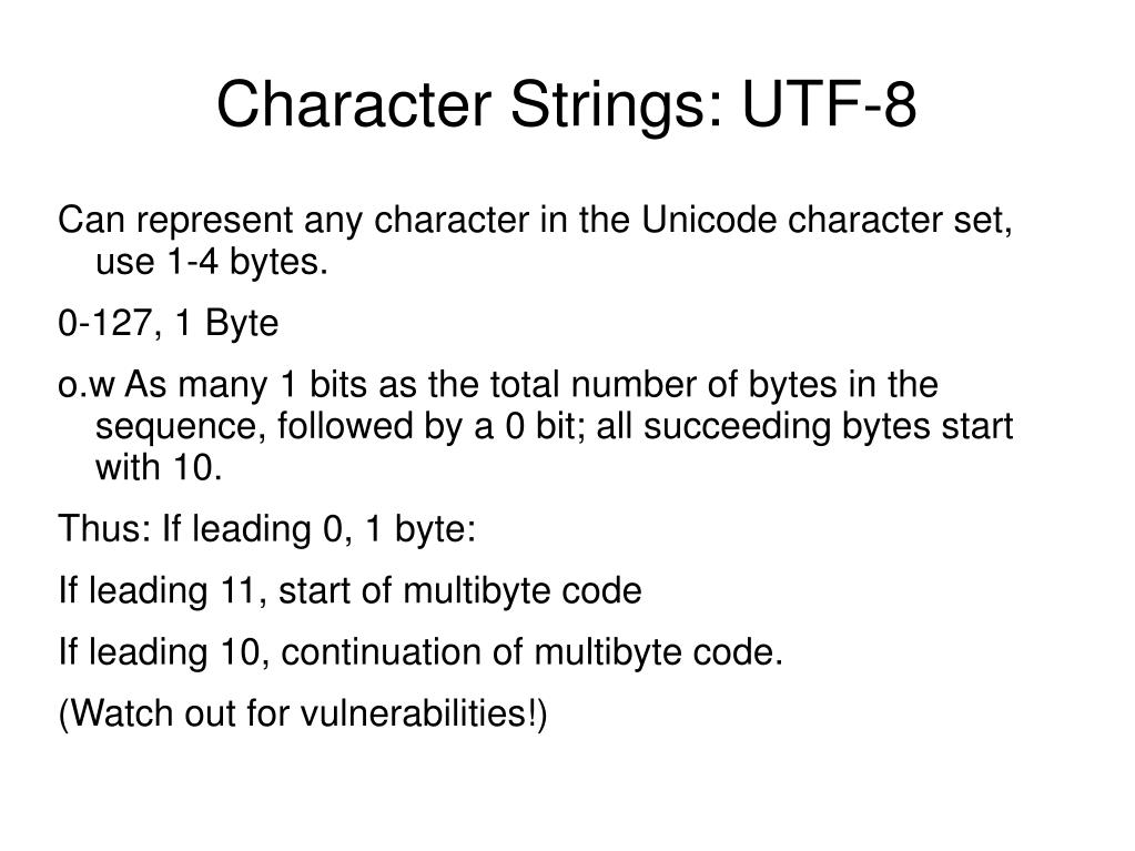 PPT SECURE PROGRAMMING Chapter 2 Strings PowerPoint Presentation