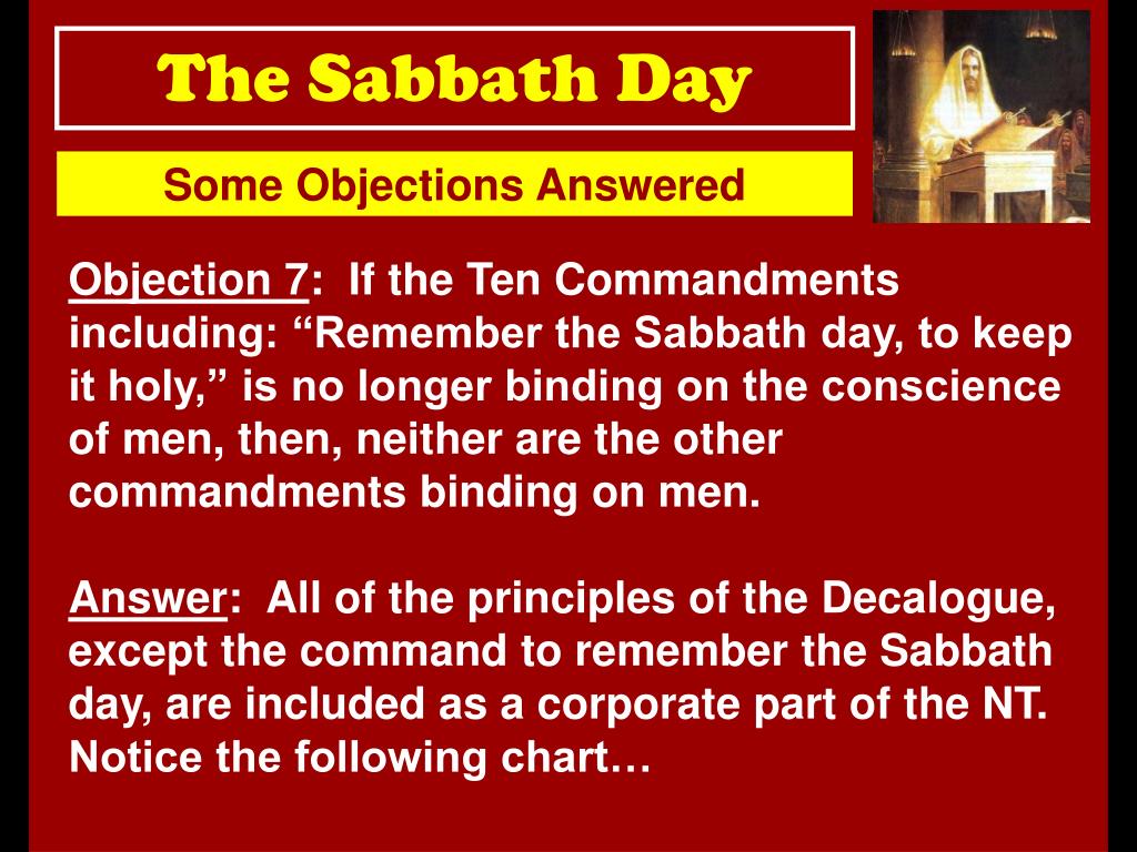 PPT The Sabbath Day PowerPoint Presentation, free
