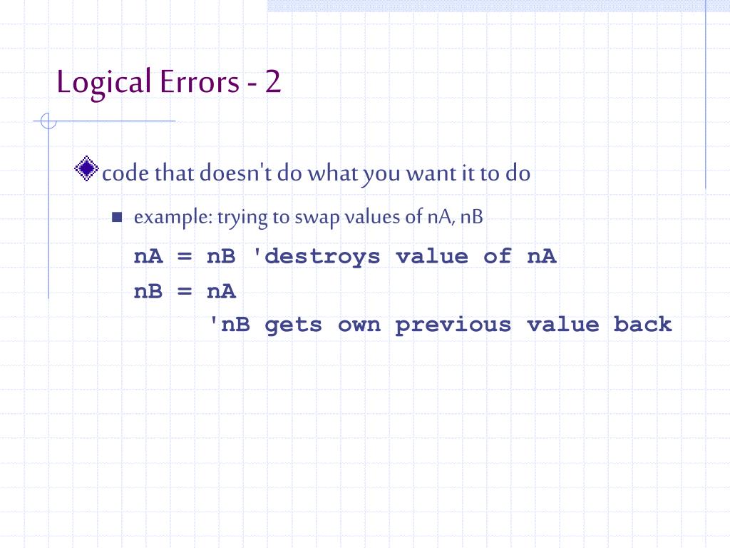 What Does A Slide Error Mean at Brandon Brodeur blog