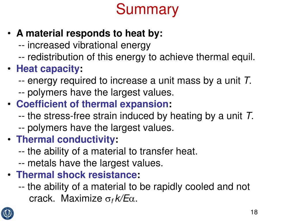 PPT Chapter 19 Thermal Properties PowerPoint Presentation, free