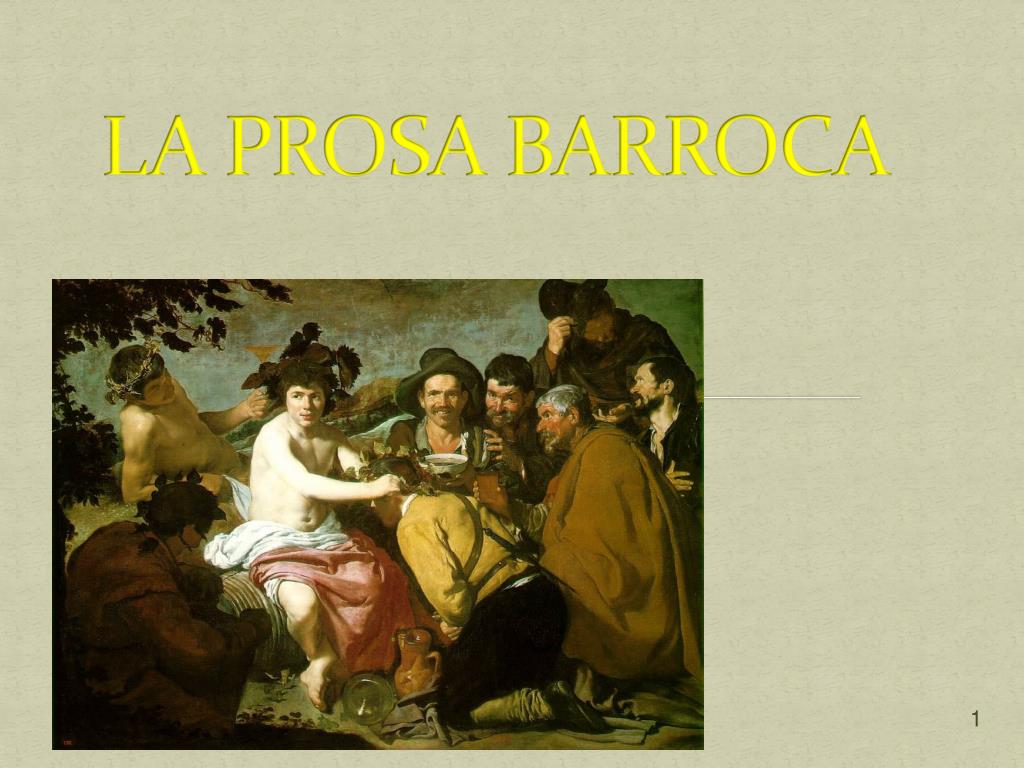 PPT LA PROSA BARROCA PowerPoint Presentation, free download ID4471103