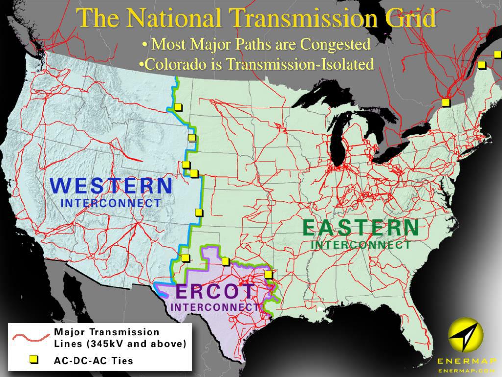 PPT The National Transmission Grid Most Major Paths are Congested