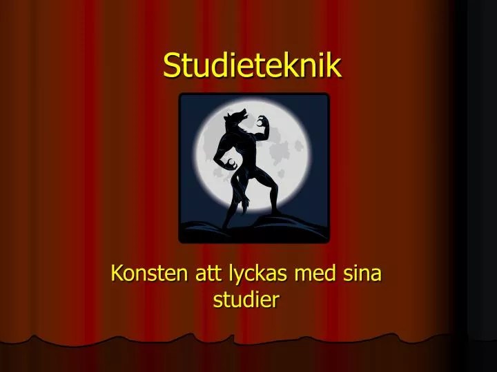 PPT Studieteknik PowerPoint Presentation, free download ID4478637