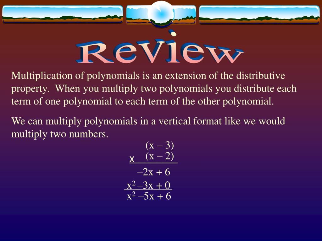 PPT Special Products of Polynomials PowerPoint Presentation, free