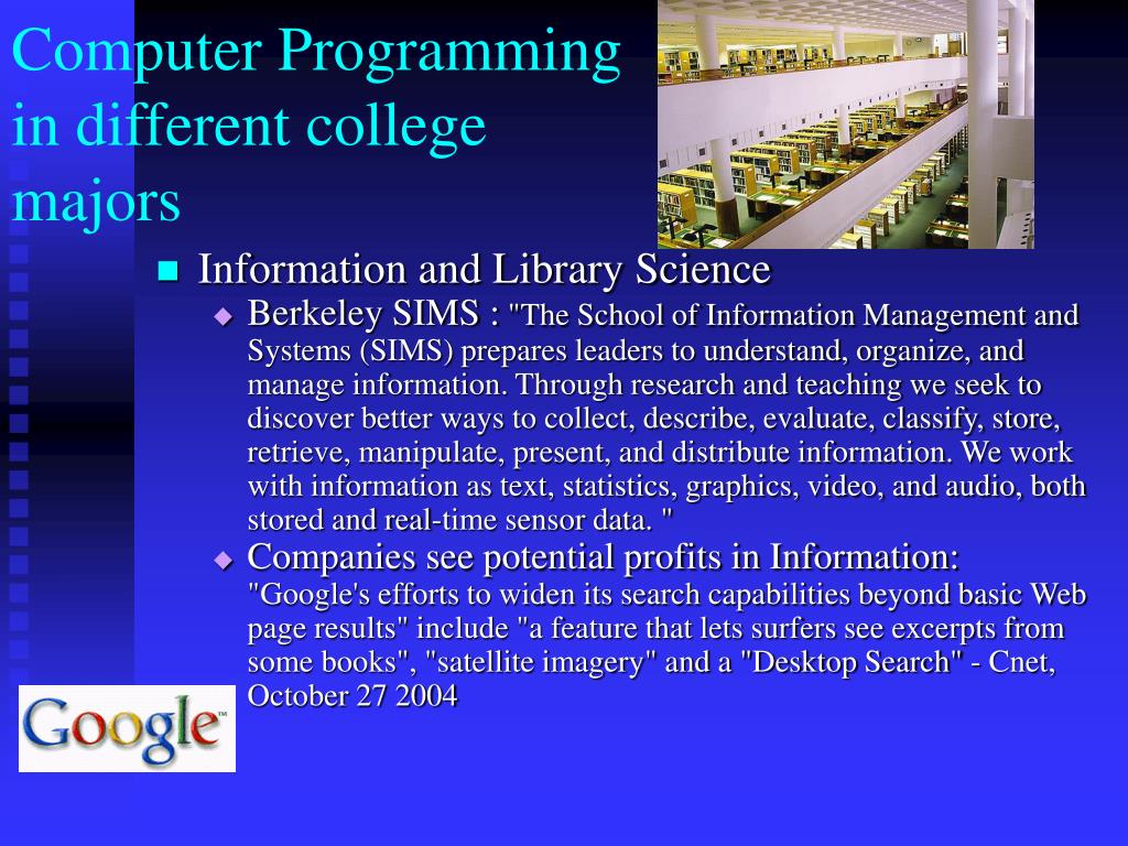 PPT Computer Programming College & Careers PowerPoint Presentation