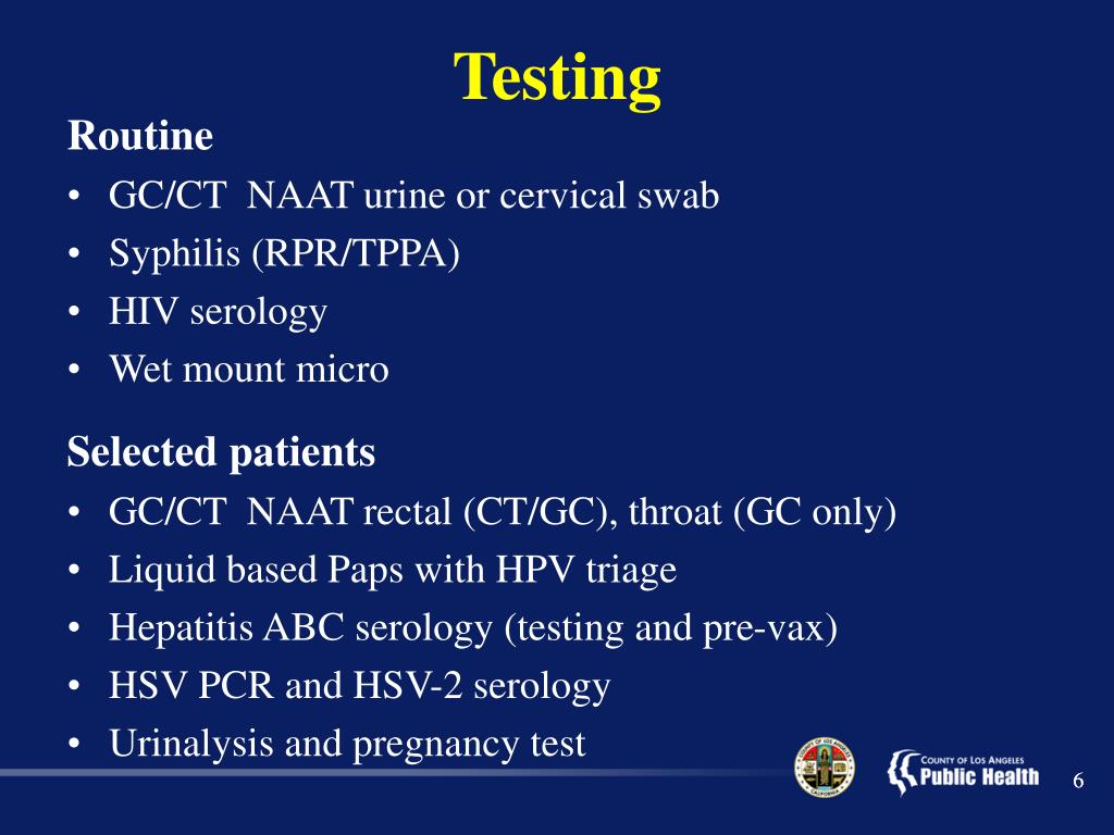 PPT Los Angeles County Department of Public Health STD Clinics
