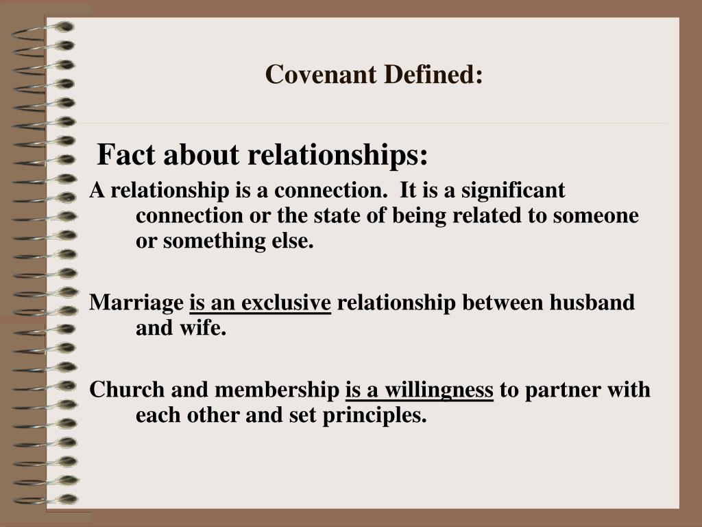 PPT Havelock Community Missionary Baptist Church The Covenants of