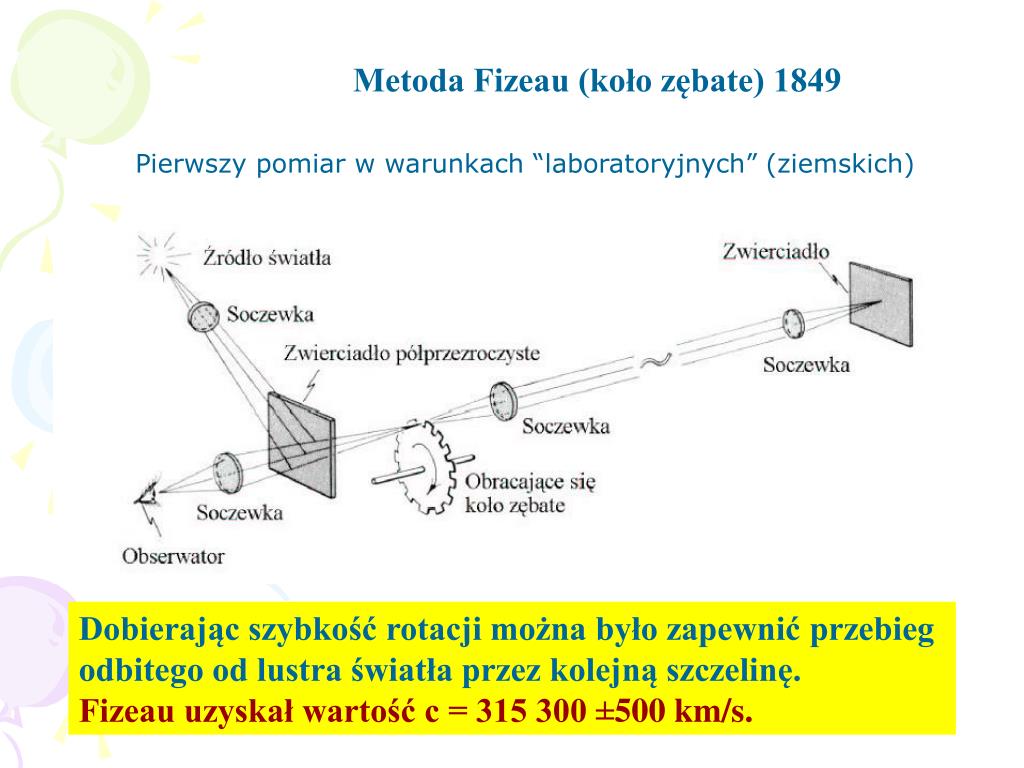 PPT Pomiary prędkości światła PowerPoint Presentation, free download