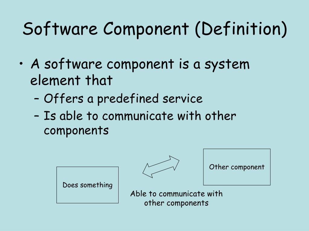 PPT Component Services PowerPoint Presentation, free download ID