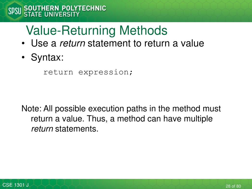 PPT Lecture 7 Defining Classes PowerPoint Presentation, free download