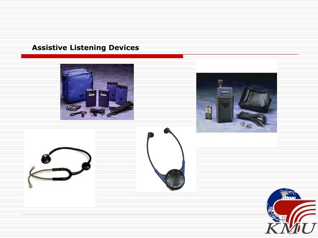 PPT Assistive Technology for hearing and vision impairments
