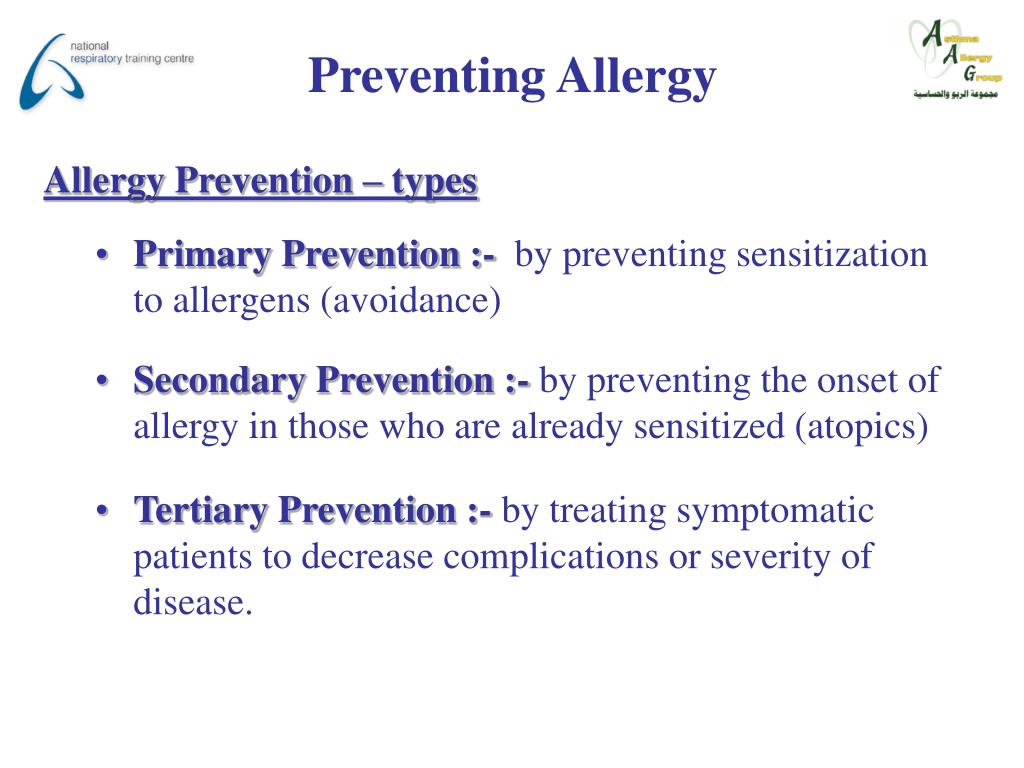 PPT Preventing Allergy PowerPoint Presentation, free download ID
