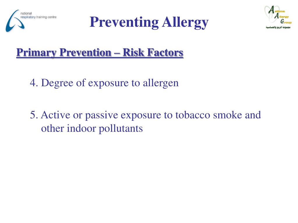 PPT Preventing Allergy PowerPoint Presentation, free download ID