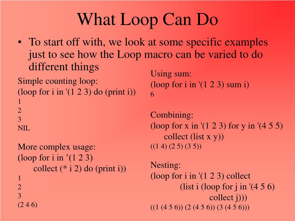 PPT The Loop Macro PowerPoint Presentation, free download ID4488046