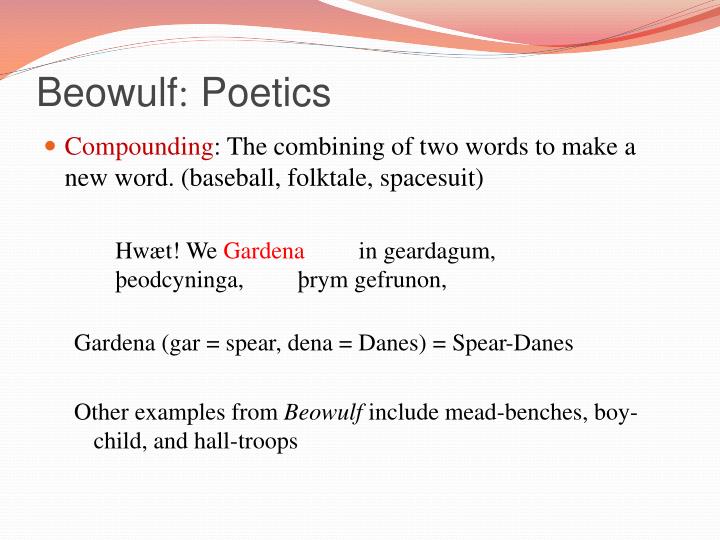 PPT Beowulf PowerPoint Presentation ID4489027