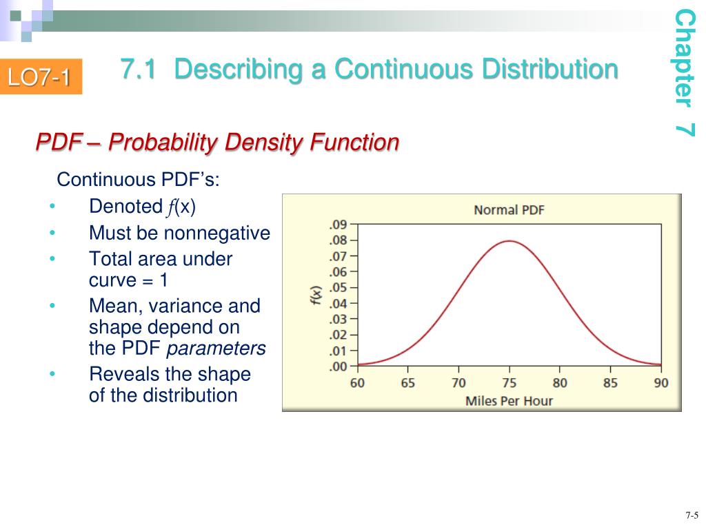 PPT Continuous Probability Distributions PowerPoint Presentation