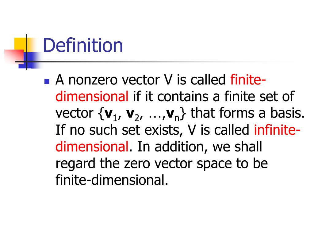 PPT 5.4 Basis And Dimension PowerPoint Presentation