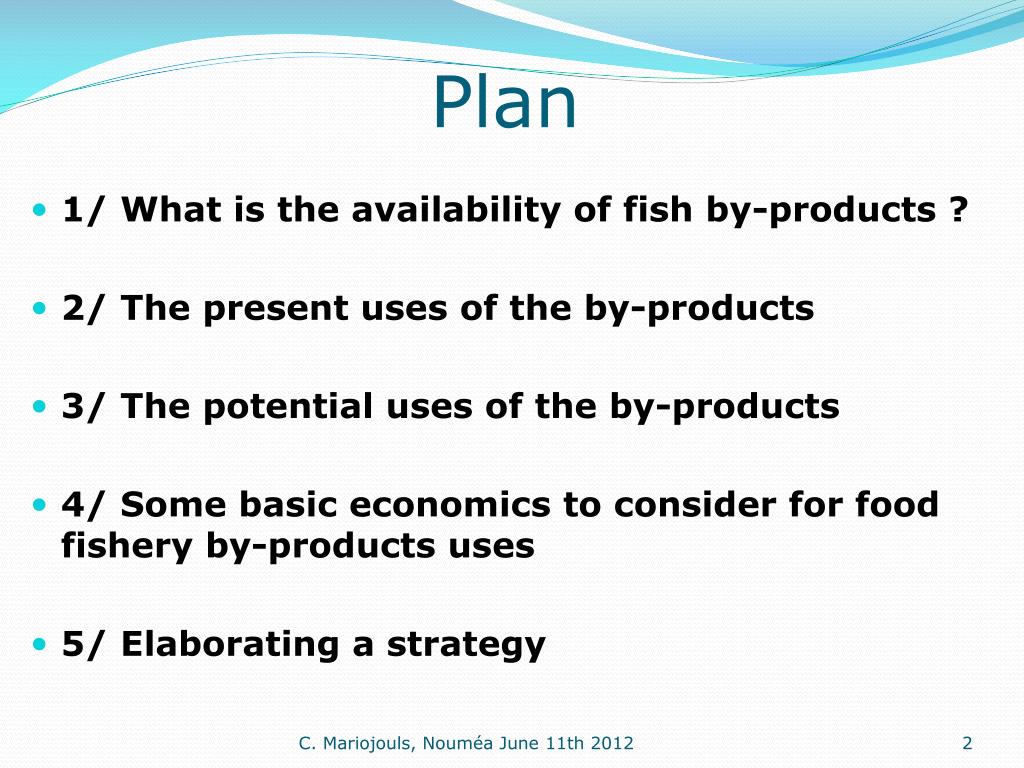 PPT General framework to think about fish waste utilization a