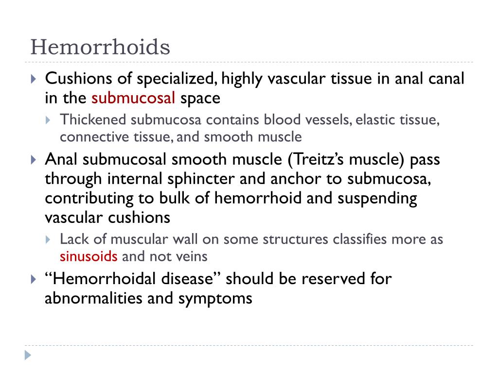 PPT Hemorrhoids and Anal Fissures PowerPoint Presentation, free download ID4493159