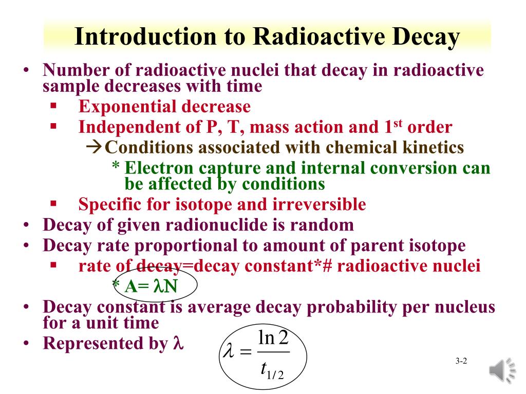 PPT CHEM 702 Lecture 6 Radioactive Decay