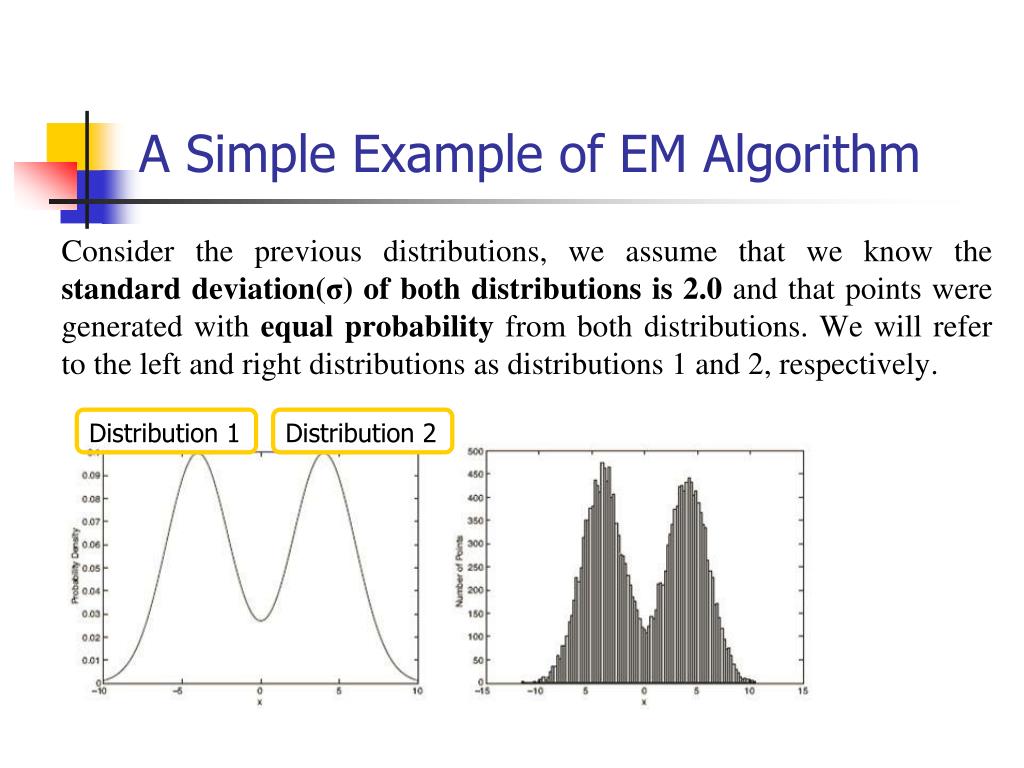 PPT Univariate Gaussian Mixture Model PowerPoint Presentation, free