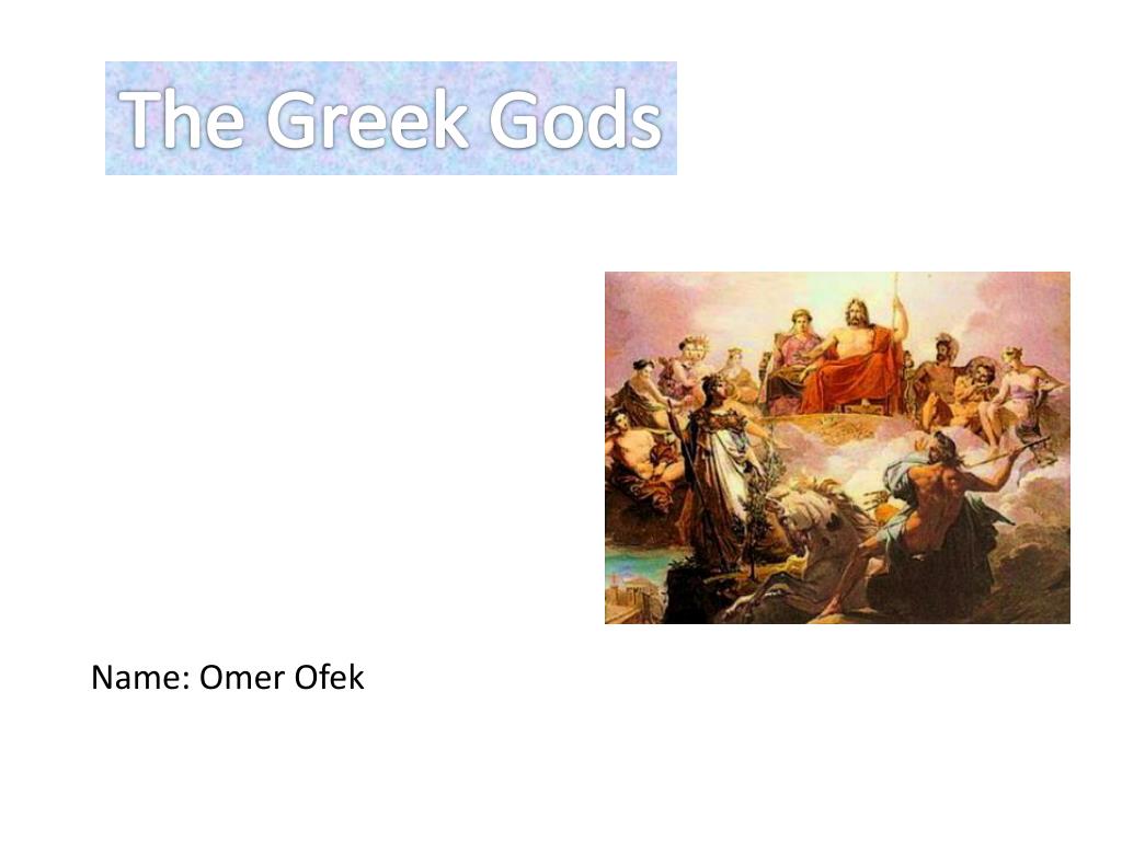 PPT The Greek Gods PowerPoint Presentation, free download ID4495514