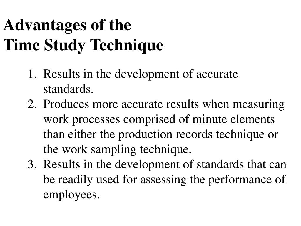 PPT Time Study =Work Measurement Part 1 PowerPoint Presentation, free download ID4495774