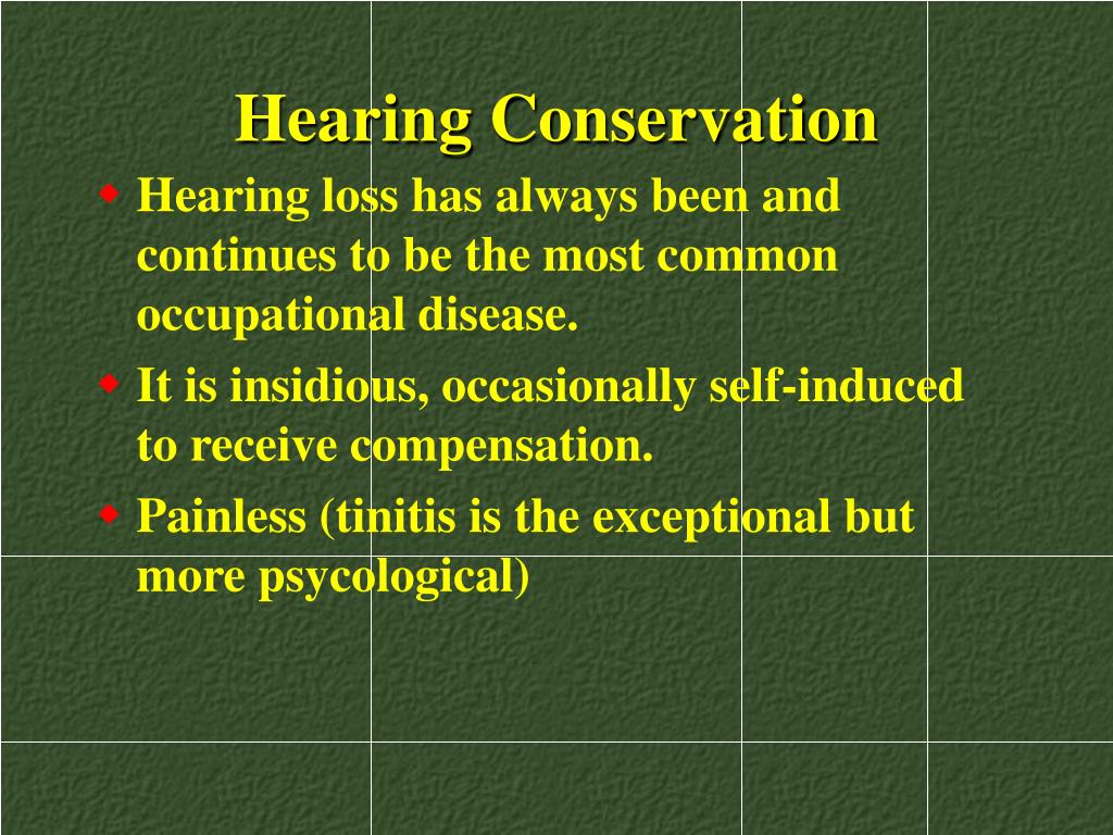 PPT Hearing Conservation Program PowerPoint Presentation, free