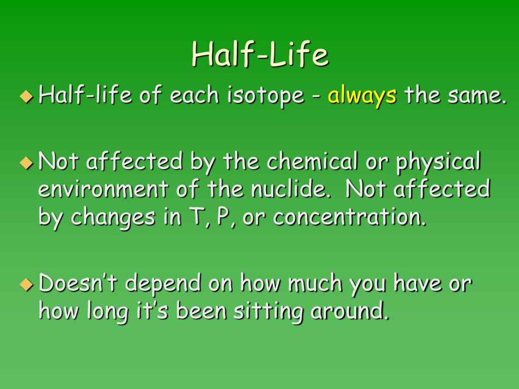 PPT HalfLife PowerPoint Presentation, free download ID4497408
